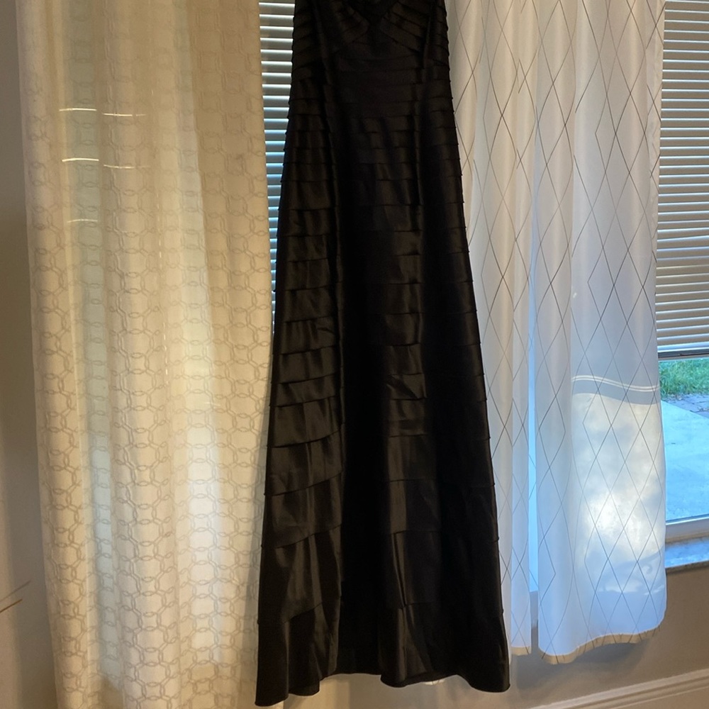 Brand new black pleated dress